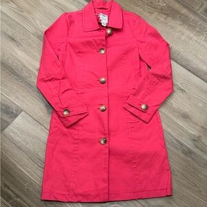 Old Navy - Bright Pink Trench Coat